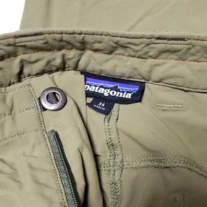 Patagonia hiking pants green  Sz 34